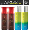 Ajmal 2 Sacred Love For Women & 2 Distraction For Men & Women Deodorants Each 200Ml Combo Pack Of 4