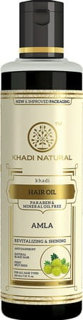 Khadi Natural Pure Amla Hair Oil Paraben Mineral Oil Free 210 Ml
