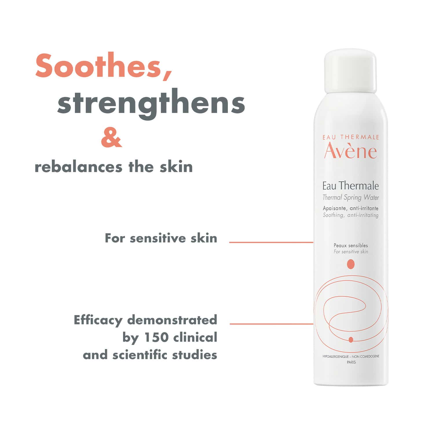 Buy AVENE THERMAL SPRING BOTTLE OF 300ML WATER Online & Get Upto