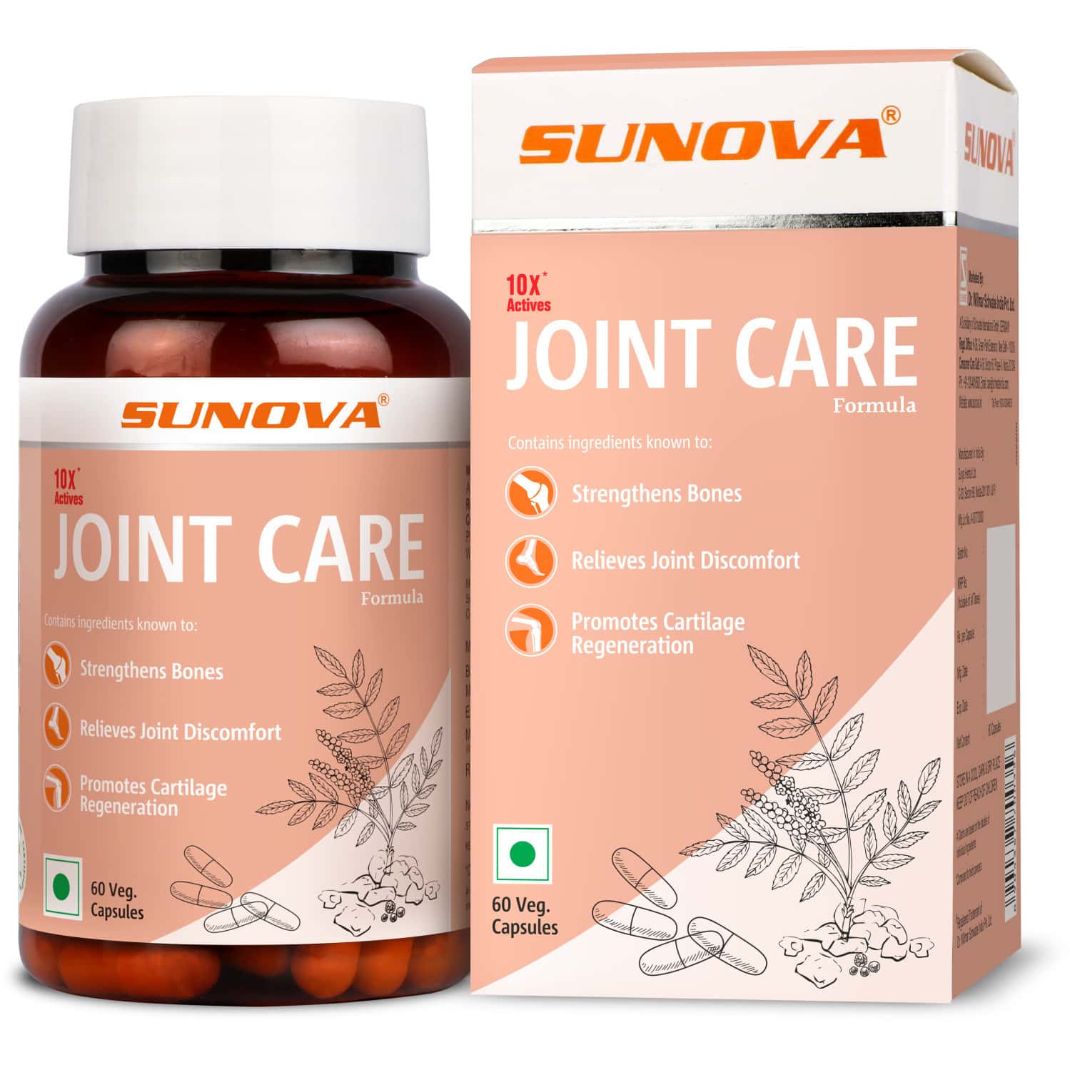 Sunova Joint Care Oil - Quick Joint Pain Relief | Muscle Relaxant - 100 Ml (pack Of 1)