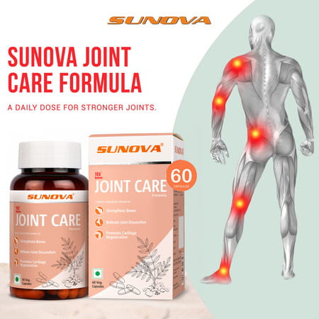 Sunova Joint Care Oil - Quick Joint Pain Relief | Muscle Relaxant - 100 Ml (Pack Of 1)