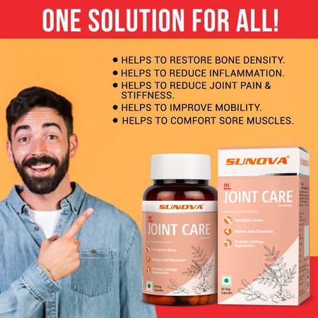 Sunova Joint Care Oil - Quick Joint Pain Relief | Muscle Relaxant - 100 Ml (Pack Of 1)