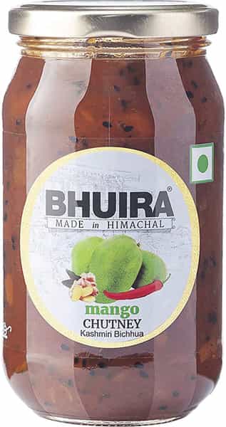 Bhuira All Natural Tomato And Kashmiri Mango Bicchua Chutney - 230 Gm X 2 - Pack Of 2