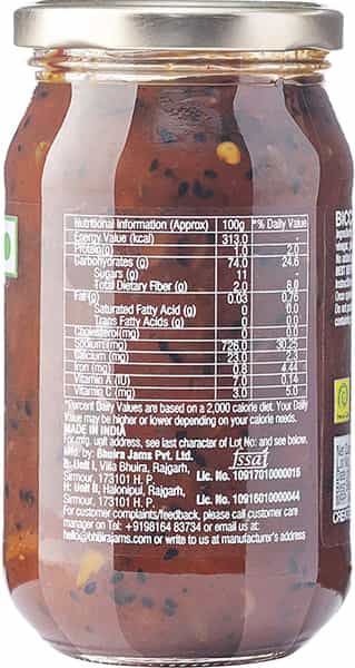 Bhuira All Natural Tomato And Kashmiri Mango Bicchua Chutney - 230 Gm X 2 - Pack Of 2