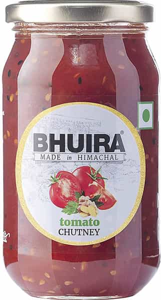 Bhuira All Natural Tomato And Kashmiri Mango Bicchua Chutney - 230 Gm X 2 - Pack Of 2