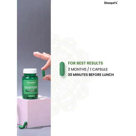 Sheopal'S Diabtose For Diabetes & Sugar Level Control Ayurvedic Capsules-30 Caps
