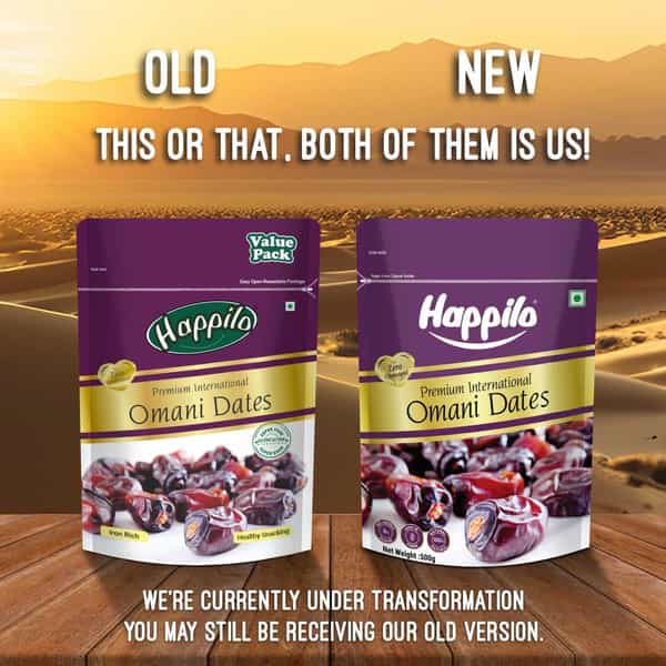 Happilo Premium International Omani Dates 680G Value Pack