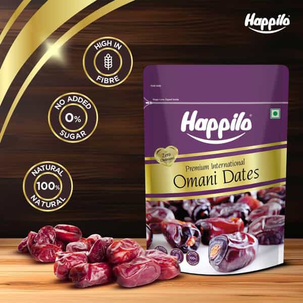 Happilo Premium International Omani Dates 680G Value Pack