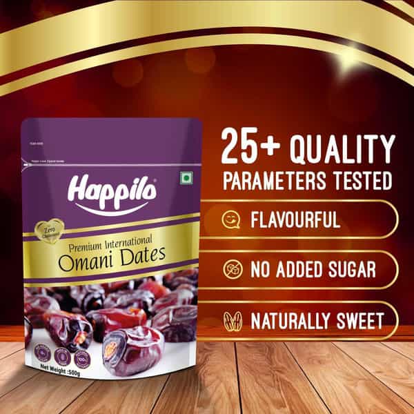 Happilo Premium International Omani Dates 680G Value Pack