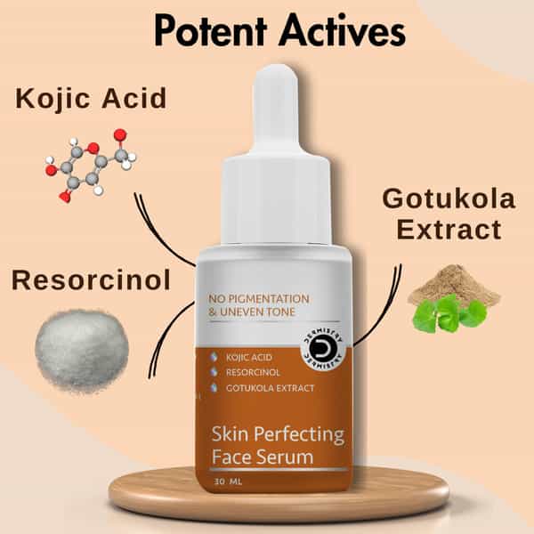 Dermistry 2% Kojic Acid Pigmentation Dark Spot Removal Whitening Light Bright Fairness Face Serum