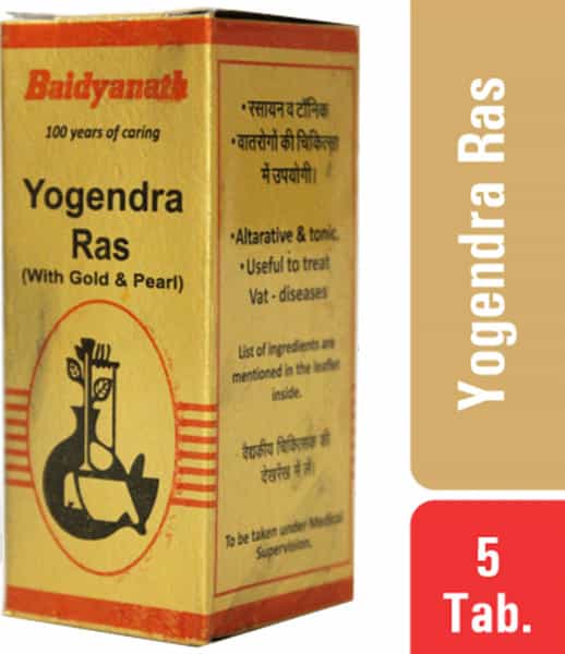Baidyanath Asli Ayurved Yogendra Ras - 5 Tablets