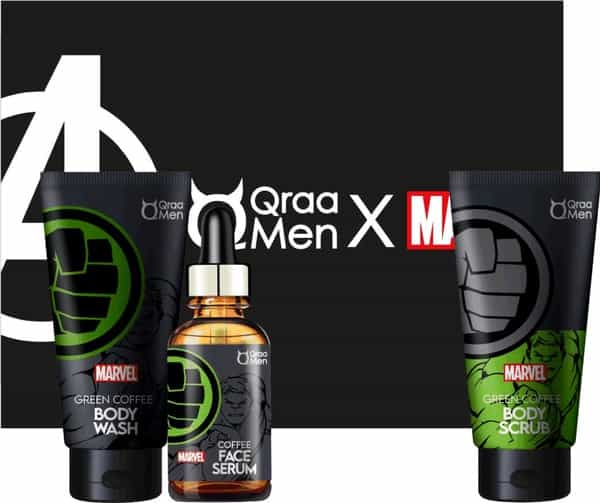 Qraa Men Hulk Green Coffee Body Care Kit