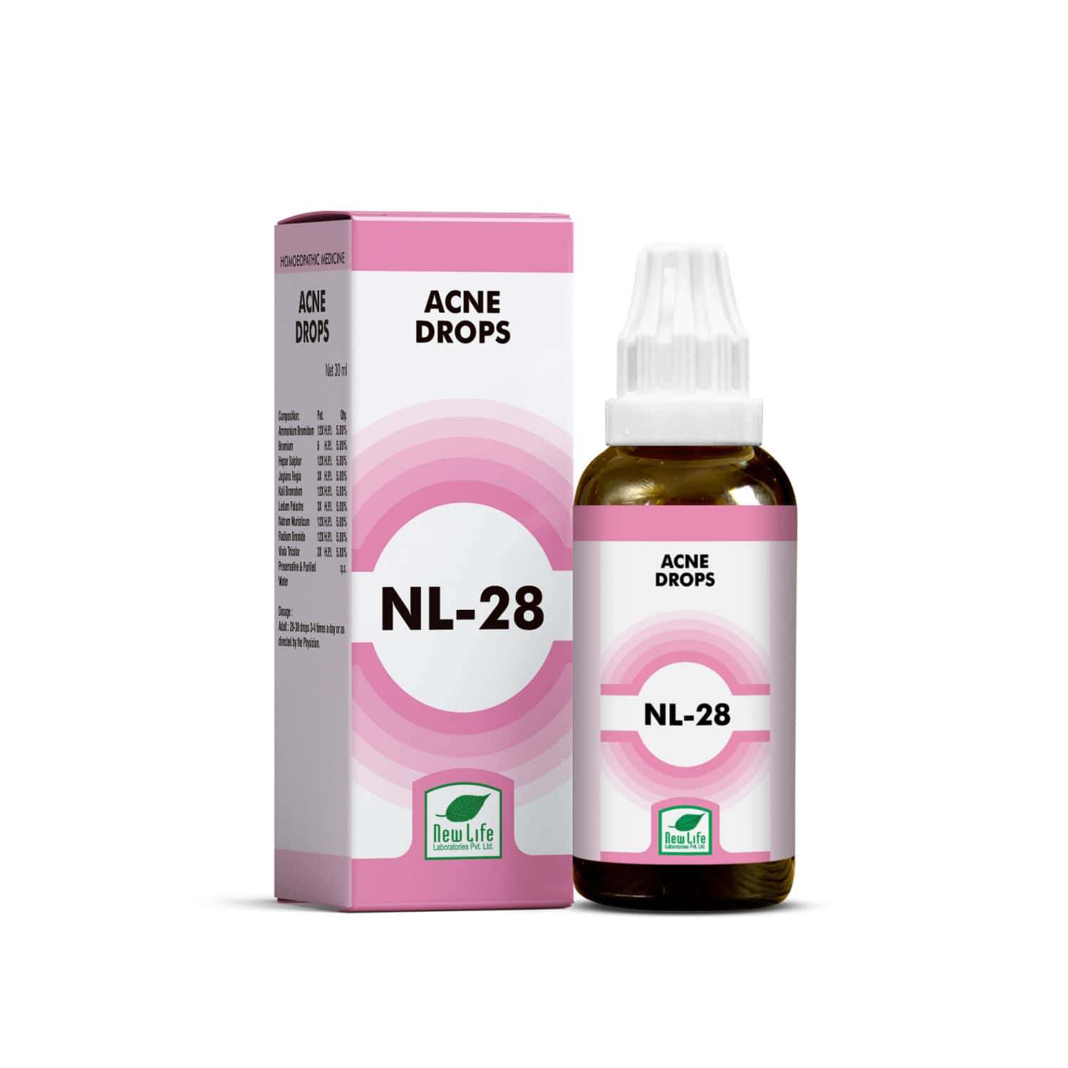 New Life Nl 28 Acne Drops | 30ml