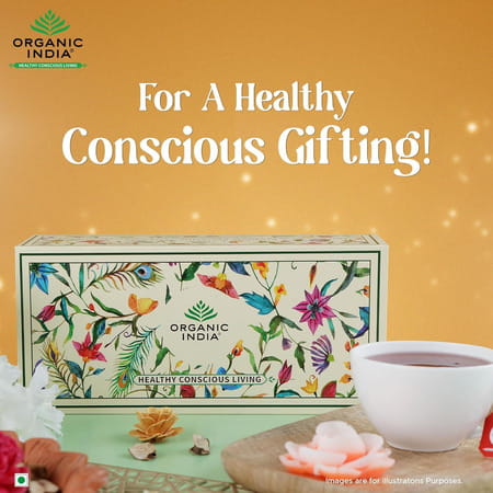 Organic India Premium Speciality Tulsi Tea Gift Box | 60 Infusion Bags