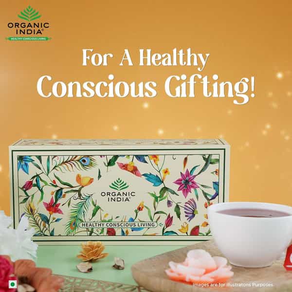 Organic India Premium Speciality Tulsi Tea Gift Box | 60 Infusion Bags