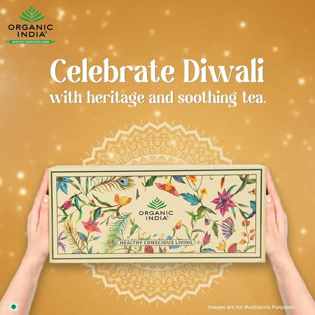 Organic India Premium Speciality Tulsi Tea Gift Box | 60 Infusion Bags