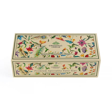 Organic India Premium Speciality Tulsi Tea Gift Box | 60 Infusion Bags