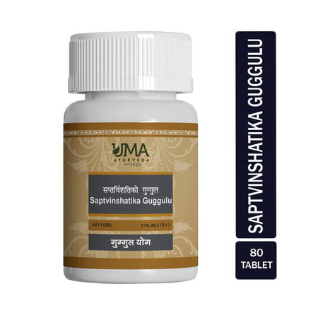 Uma Ayurveda Saptvinshtiko Guggul Ayurvedic Tablets 80 Tab