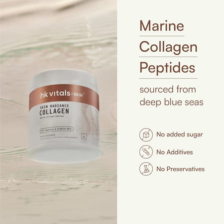 Hk Vitals Skin Radiance Marine Collagen Supplement Powder (Unflavoured | 150G)
