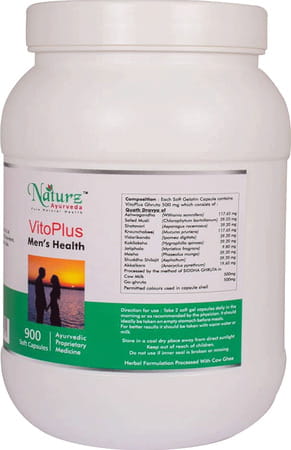 Naturz Ayurveda Vitoplus - 900 Capsules (Pack Of 2)