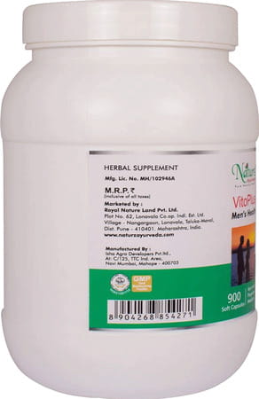 Naturz Ayurveda Vitoplus - 900 Capsules (Pack Of 2)
