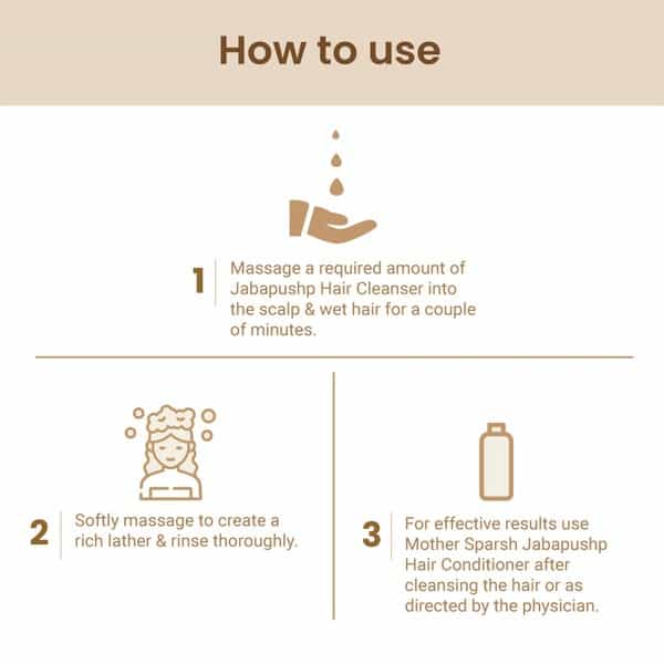 Mother Sparsh Jabapushp Natural Hair Cleanser-200Ml