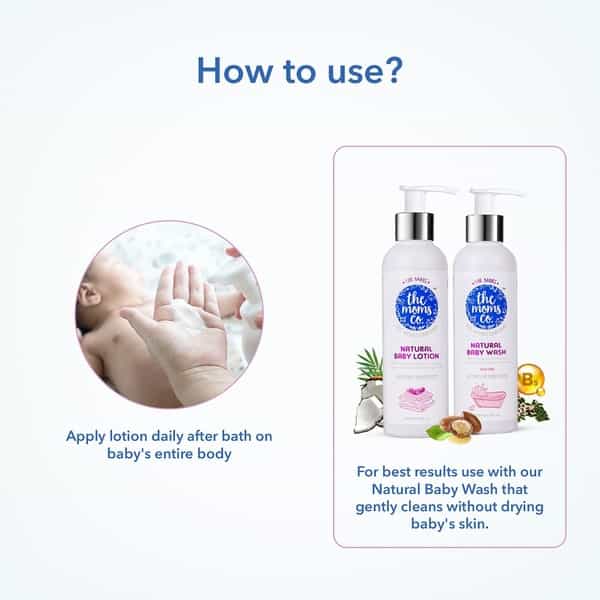 The Moms Co. Natural (Pack Of 2X50 Ml) Baby Wash Bottle Of 100 Ml