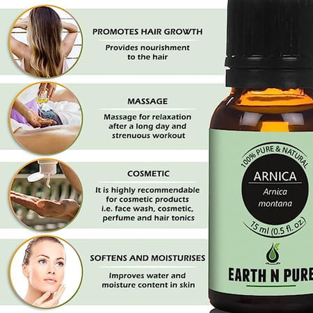 Earth N Pure Arnica Oil (15 Ml)
