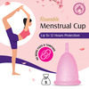 Mom & World Reusable Menstrual Cup (Small) + Intimate Spray 100 Ml Feminine Hygiene Wash 120 Ml