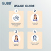 Gubb Natural Loofah Brush With Detachable Handle