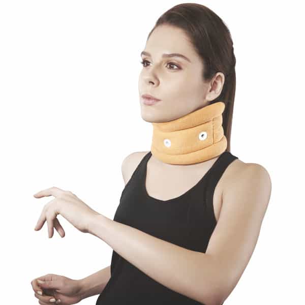 Vissco Cervical Collar Without Chin Support|Provides Support To Neck & Relieves Pain - Large(Beige)