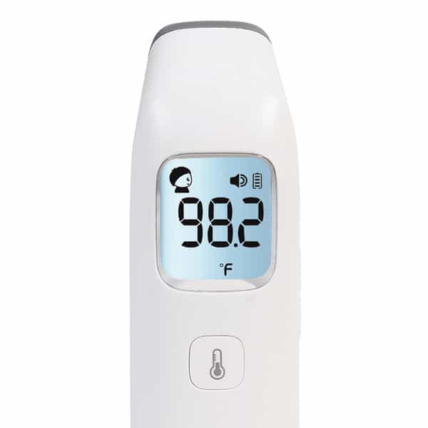 Bpl Medical Technologies Accudigit F4 Non Contact Infrared Thermometer For Adults & Kids (White)