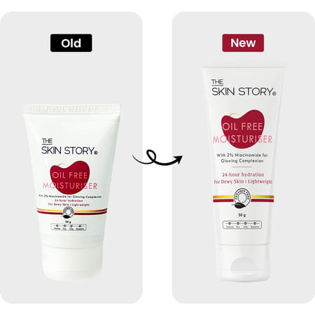 The Skin Story Oil Free Face Moisturiser For Oily Acne Prone Skin Hydrates Adds Glow 50 Gm