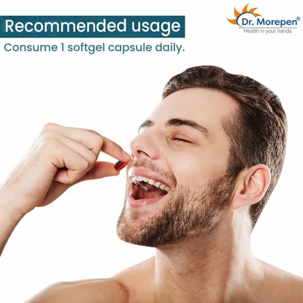 Dr. Morepen Krilliq Krill Oil | With Co Enzyme Q10 | Softgel Capsules | 30 No's