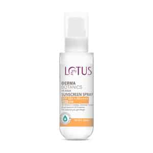 Lotus Dermabotanics 3% Vit C Complex + Ceramide Complex Uv Aqua Sunscreen Spray Spf 50 & Pa++++ 50ml
