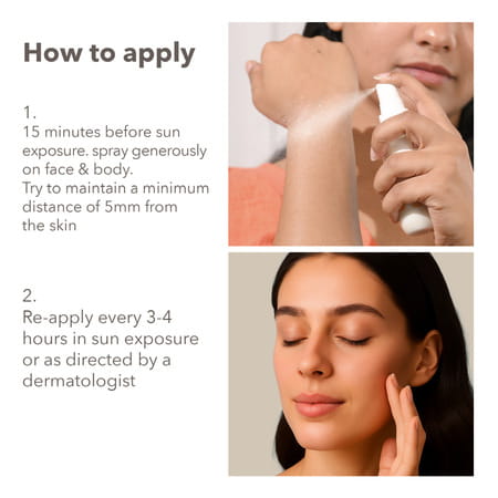 Lotus Dermabotanics 3% Vit C Complex + Ceramide Complex Uv Aqua Sunscreen Spray Spf 50 & Pa++++ 50ml