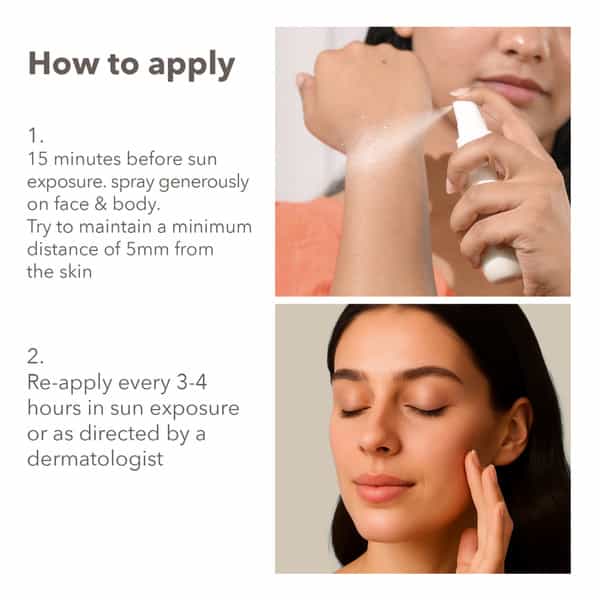 Lotus Dermabotanics 3% Vit C Complex + Ceramide Complex Uv Aqua Sunscreen Spray Spf 50 & Pa++++ 50Ml