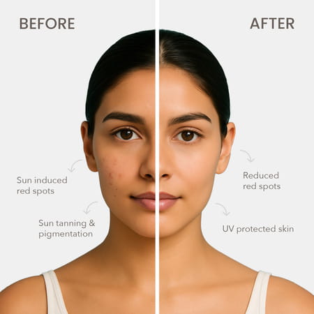 Lotus Dermabotanics 3% Vit C Complex + Ceramide Complex Uv Aqua Sunscreen Spray Spf 50 & Pa++++ 50ml