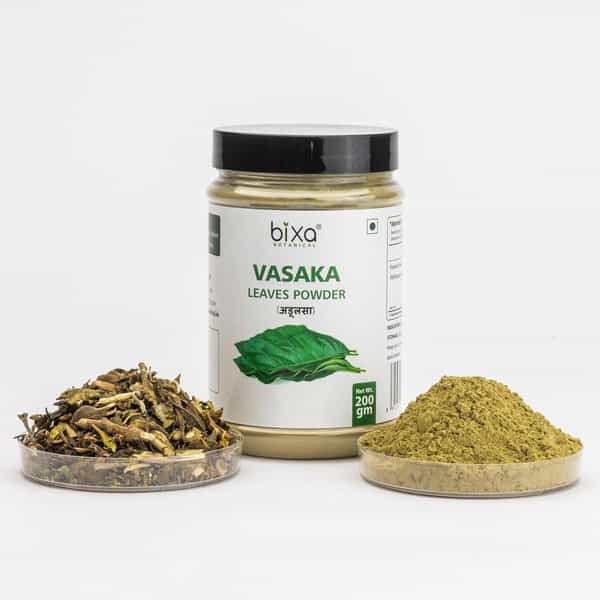 Bixa Botanical Vasaka Leaf Powder (Adalodakam) Supports Respiratory Function | 200G