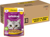 Whiskas Adult (1+ Years) Wet Cat Food | Chicken In Gravy | 80 G (Pack Of 56)