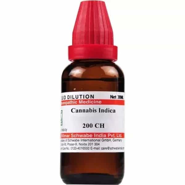 Dr. Willmar Schwabe India Cannabis Indica 200 Ch (30Ml) Pack Of 2