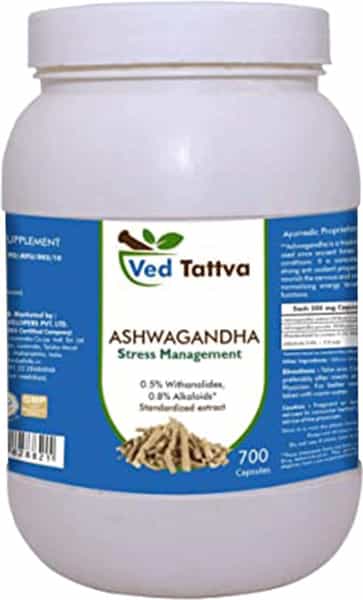 Ved Tattva Ashwagandha 700 Capsules (Pack Of 5)