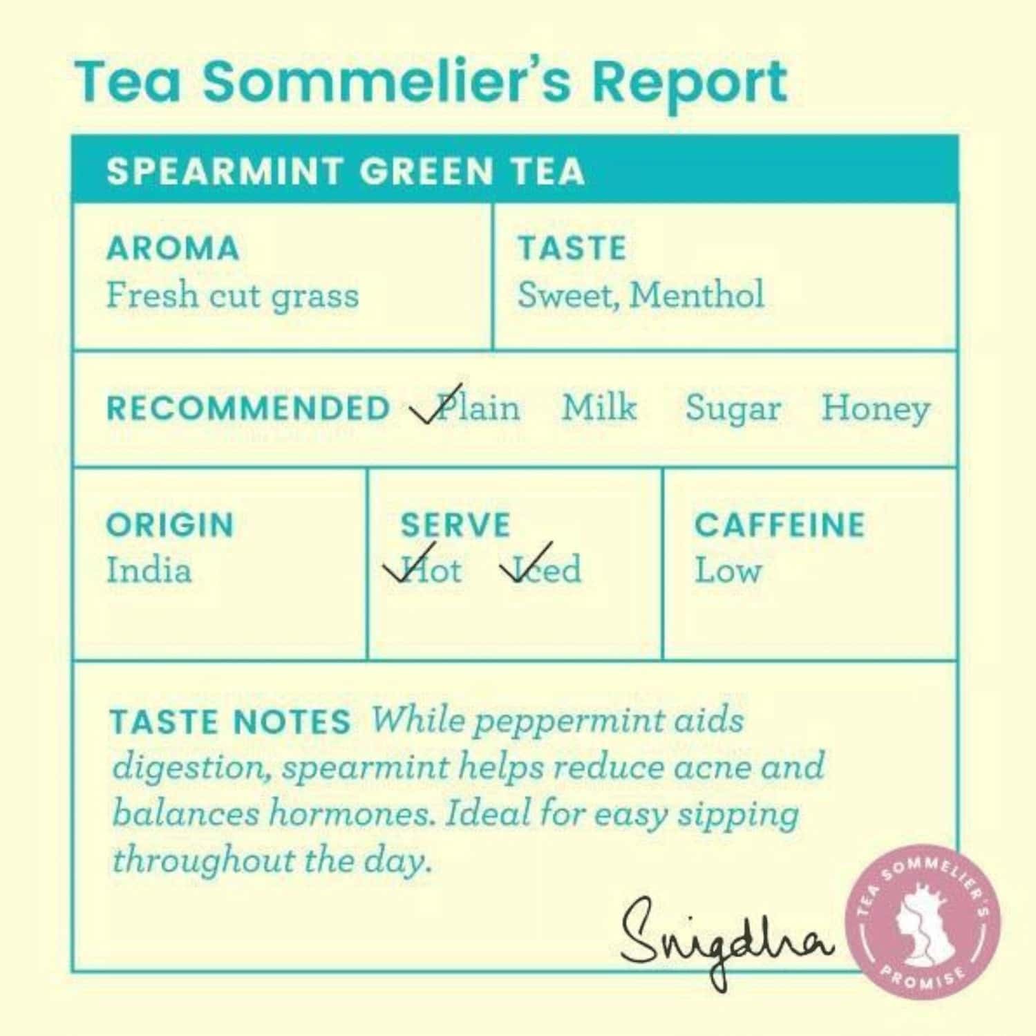 Buy TEA TRUNK SPEARMINT GREEN TEA 100G TIN Online & Get Upto 60 OFF