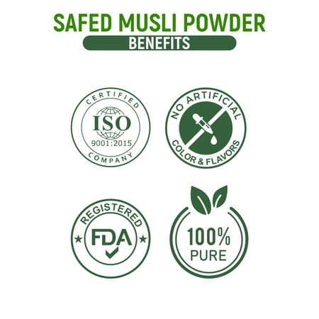 Vedapure Safed Musli Supports Vigor & Vitality -100gram