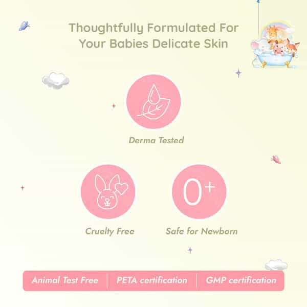 Bumtum Baby Soap With Goodness Of Calendula Extract Parabens Free Vegan & Cruelty Free Pack Of 4