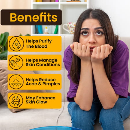 Baidyanath Mahamanjishtadi Kwath (Kadha) | Helps In Purifying Blood - 450 Ml