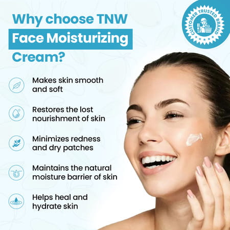 Tnw The Natural Wash Face Moisturizing Cream For Dry To Combination | Sensitive 50 Gm