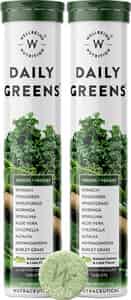 Wellbeing Nutrition Daily Greens Wholefood Multivit For Detox | Weight Management 15 Tabs(pack Of 2)