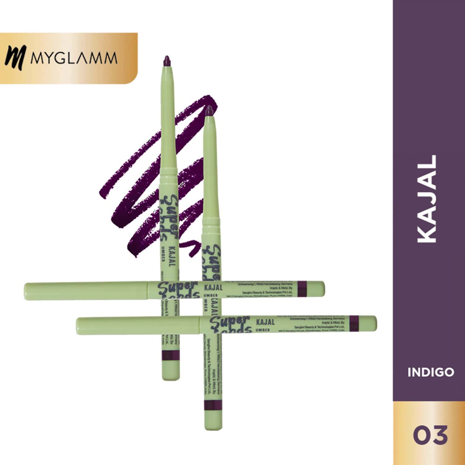 Buy MYGLAMM SUPERFOODS KAJALINDIGO Online & Get Upto 60 OFF at PharmEasy