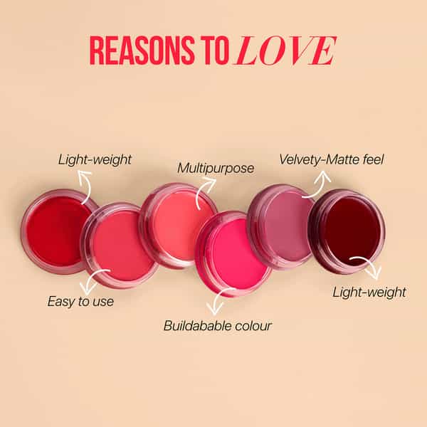 Myglamm Lit Lip And Cheek Rouge-Peach Play